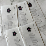 ハートワンポイント♡/Saving challenge/フリー項目貯金リフィル