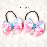 🌸桜のリボンヘアゴム・ヘアクリップ🌸