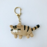 009 キジトラ 猫のぬいぐるみキーホルダー きじとら キジトラ猫 