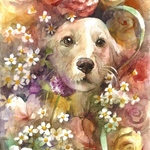 水彩画 原画 彩り