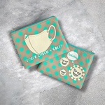 POPなマスクポーチ（グレージュ）