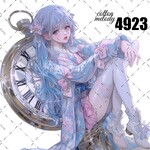 original sticker « no.4923 »     //     人物ステッカー オリジナルステッカー オリジナル人物ステッカー ステッカー cotton melody 