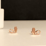 小ぶり ハートピアス キラキラ ダイヤ つけっぱなしOK 通勤ピアス 純銀s925 樹脂イヤリング変更可◎