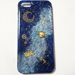 ☆宇宙　 iPhone5・5Sの宇宙塗りiPhoneケース・携帯カバー☆