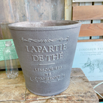 再販！30%OFF！春SALE♡【大きめ陶器鉢】ブラウン系！寄せ植えや観葉植物にもぴったり♪ガーデン雑貨 ガーデニング雑貨