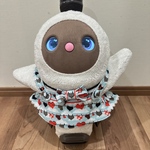 ラボット服　ハート柄お洗濯