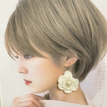 🌼レース編みの立体お花ピアス🌼