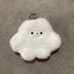 ふわふわ　まるぽこさんぬいぐるみキーホルダー