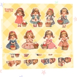 コラージュシート　Strawberry Sweet Time