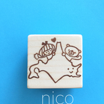 nico＊消しゴムはんこ＊限定！北海道はんこ