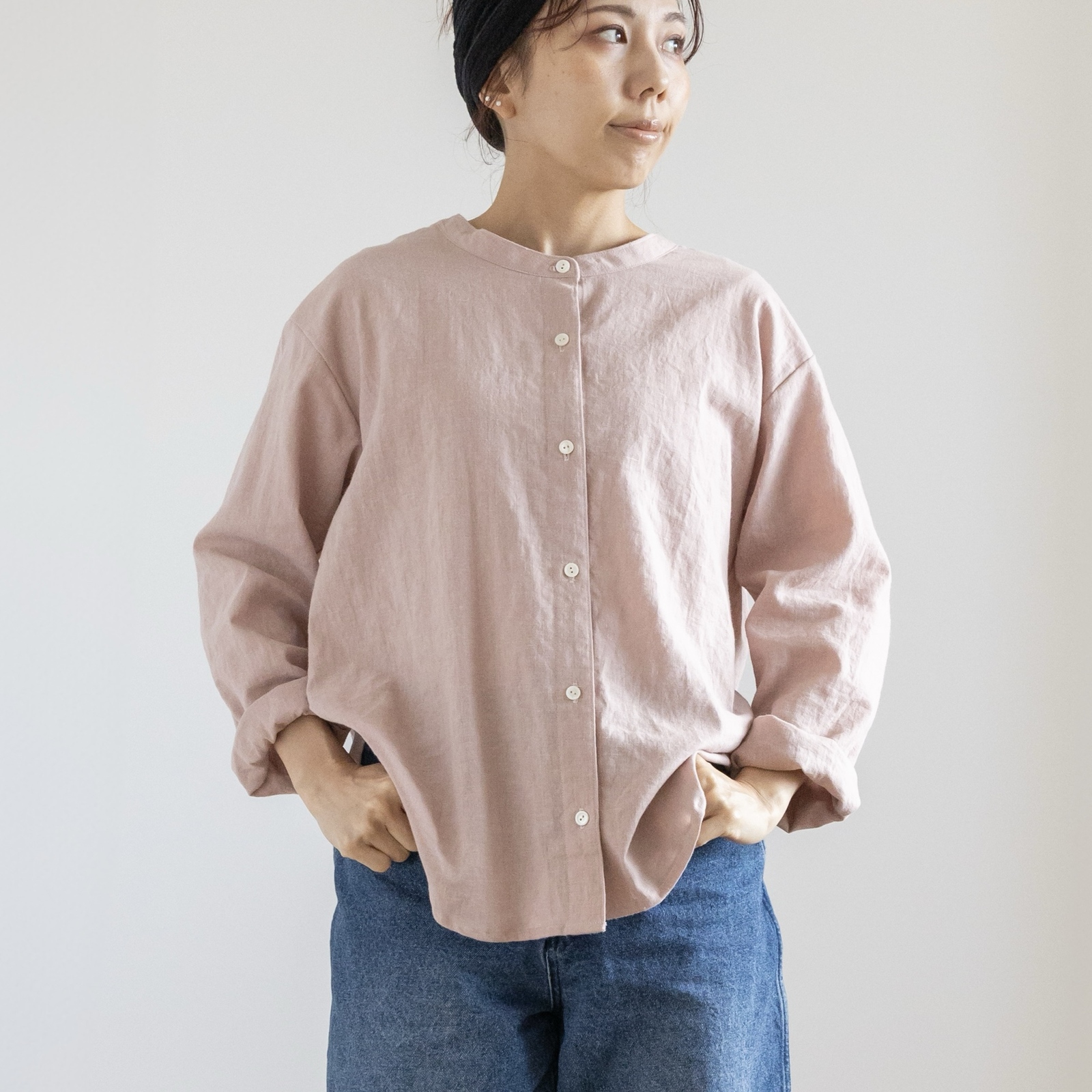moamaman 人気ハンドメイド作家✨ リネンシャツ - メルカリ