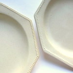 再入荷！*よしざわ窯＊白の八角皿