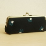 ミナペルホネンdop【light berry】がま口 ペンケース