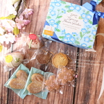 ☆ホワイトデーに☆数量限定☆春のフラワーBOX「ネモフィラ」☆焼菓子いろいろ詰合せ