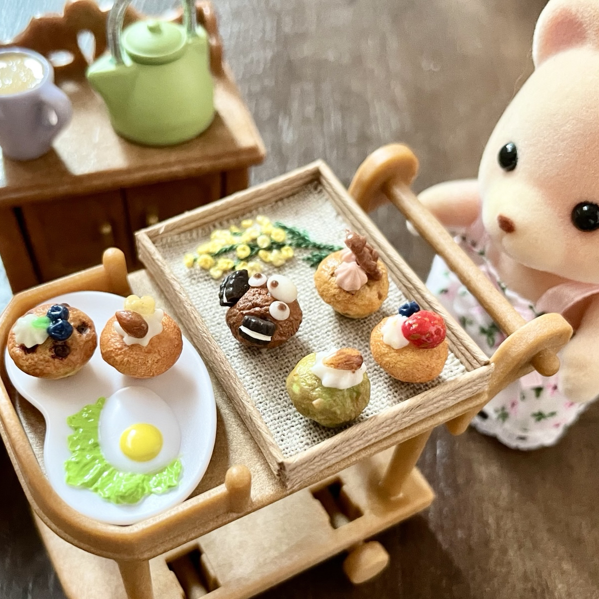 リーメント★ミニチュア★ポット★カップ麺★リカちゃんに★シルバニアに リーメント☆ミニチュア☆ポット☆カップ麺☆リカちゃんに