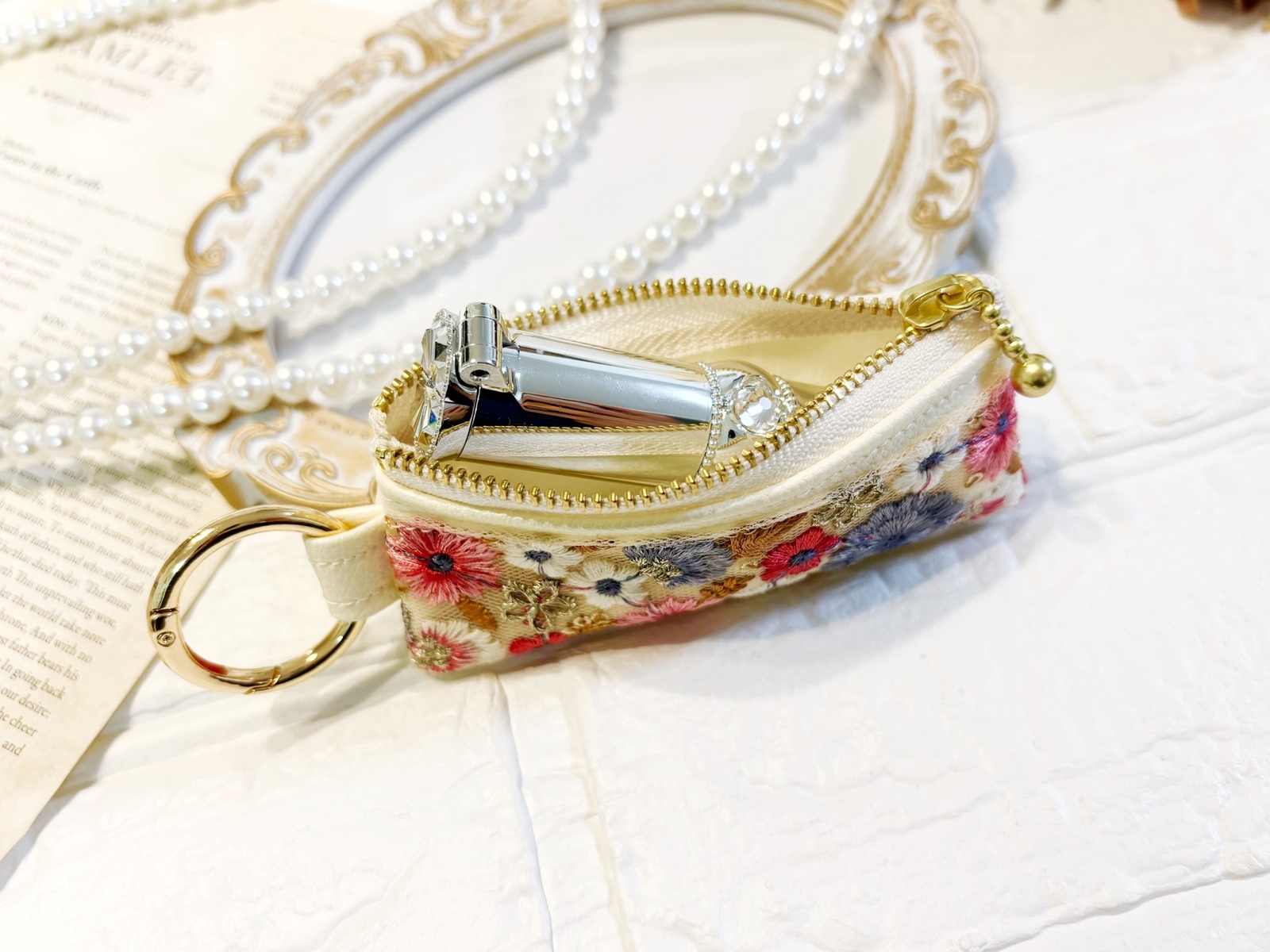 700個突破✨〉 リップケース ポーチ インド刺繍 ミニポーチ ポーチ