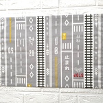 【サイズ40cm×60cm】ランチョンマット　クロス　ナフキン　一枚仕立て　大きめ　大判　給食　お弁当　入園　入学　通園　通学　男の子　女の子　保育園　幼稚園　小学校　幼児　小学生　シンプル　カバー