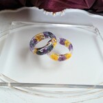 Flowerリング🌼💛💜💍✨マスタードver