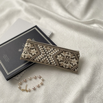 ペンケース　インド刺繍リボン使用　裏地付き　16㎝ファスナー