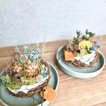 森のひな祭りタペストリー