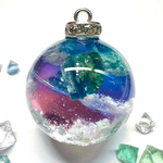 ソラと鉱石　レジン空玉《バイカラートルマリン③》