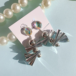再販！silver × frill /ピアス イヤリング