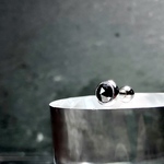 「Timeless」 （onyx） 14G / 16G ストレートバーベル ピアス