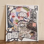 絵「目爛々」