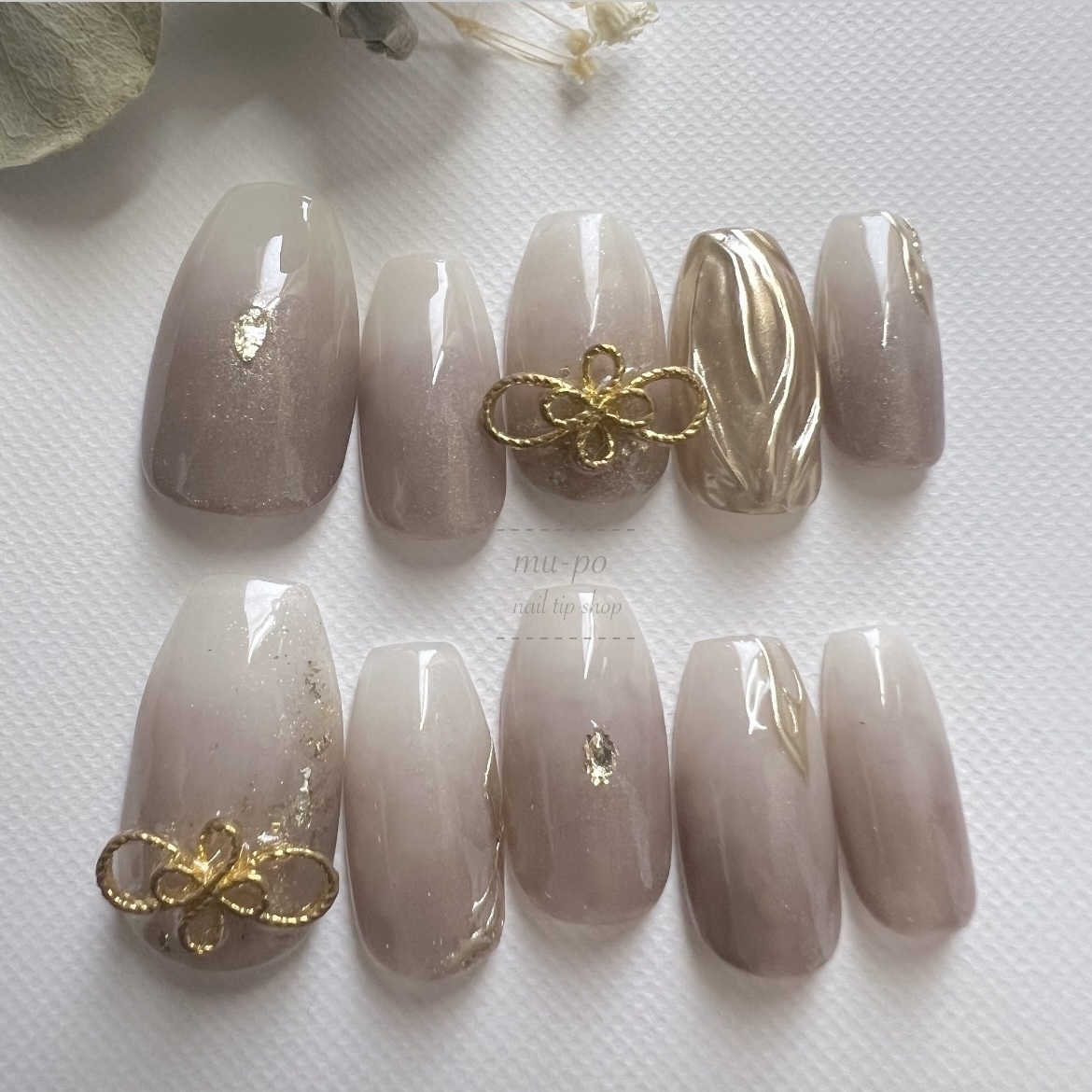 ネイルチップ ニュアンス/マグネットネイルチップ フレンチ ブライダル