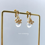 褒められピアス/イヤリング✨つぶつぶ×透明感クリア褒められ♡ピアス イヤリング 結婚式 卒入学 入学式  卒業式チタンピアス サージカルステンレスピアス イヤリング  卒園式　にゅうえんしき　