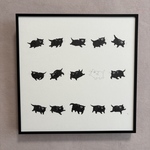原画「白と黒」