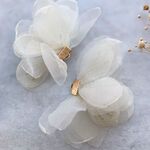 2個   フラワーパーツ　花タッセル　