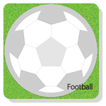 サッカーボール　メッセージカード　24枚入り