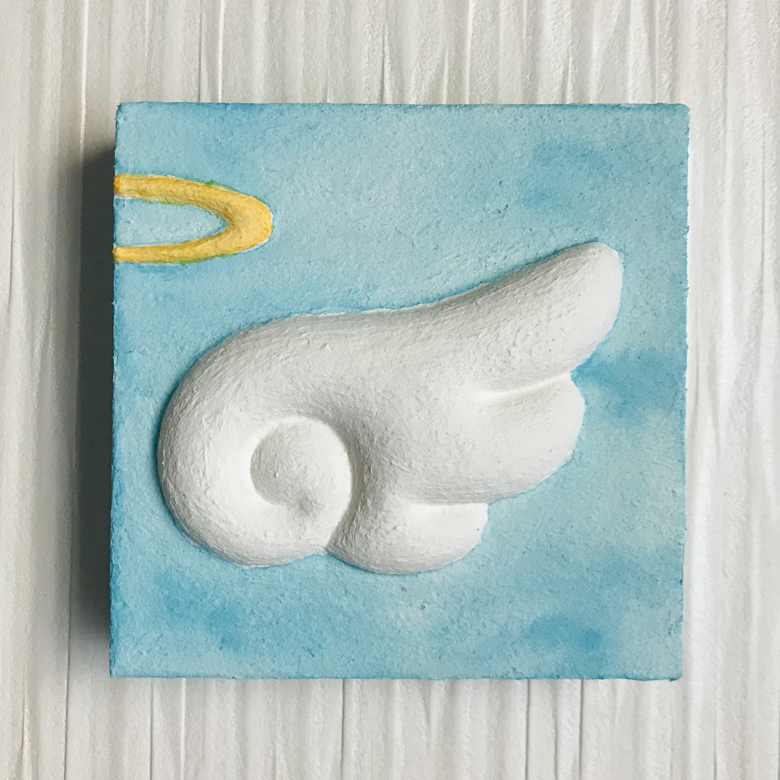 水彩画「天使の羽」 - mo-fu | minne byGMOペパボ 国内最大級の
