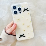 【ribbon × flower】  スマホケース　押し花スマホケース　ソフトケース　手帳型ケース　全機種対応　スマホリング　android  ベージュ　リボン　コデマリ　花柄