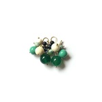■残り1点■　BUBBLE　-Green mix-  【Pierce/Earring】