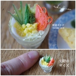 【ミニチュアフード】野菜サラダ★受注生産品★