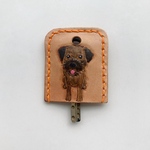 ボーダー・テリア Border Terrier キーカバー キーケース レザークラフト 本革 グッズ 犬種別