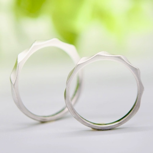 プラチナ 結婚指輪 ~Sazanamiさざ波~