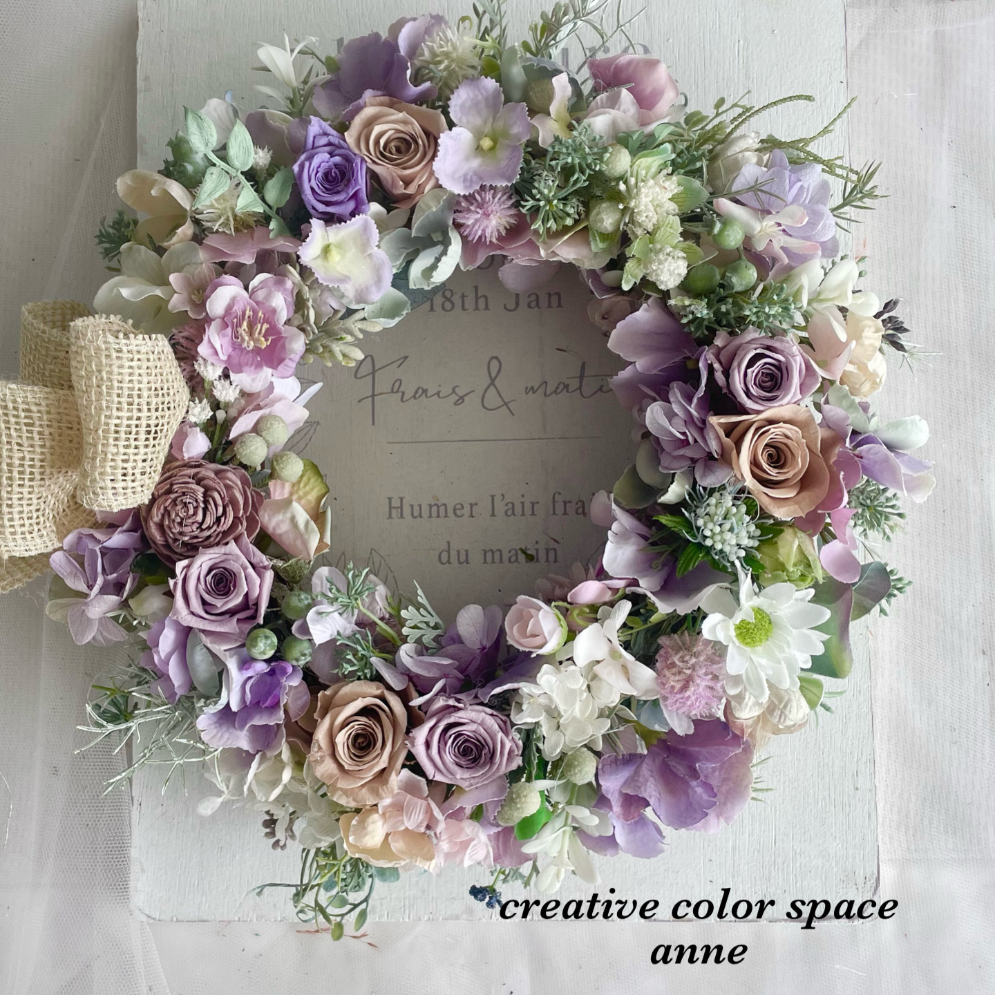 パープル - リースの人気通販 | minne 国内最大級のハンドメイド