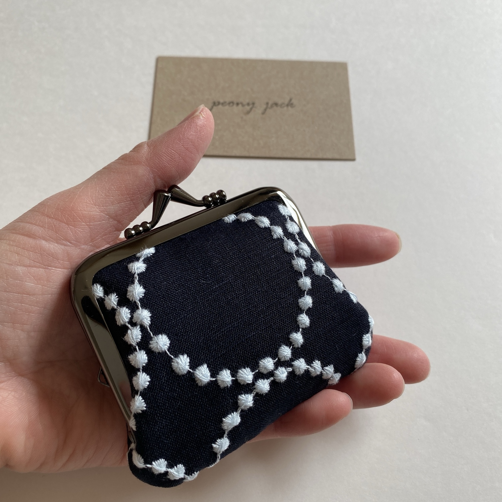 ✩ガオ✩ミナペルホネン　ミニ財布　L字メガネポーチ ✩ガオ様専用✩ミナペルホネン ミニ財布 L字メガネポーチ - メルカリ