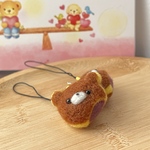 くまちゃんどら焼きのストラップ　〜受注制作〜