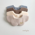 ［10カラー］poco poco bib     ＊お名前刺繍＊名入れ＊花びらスタイ＊名入れスタイ＊出産祝い＊ベビー＊ギフト