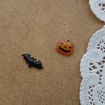 小さなハロウィン ピアス（ノンホールピアス）