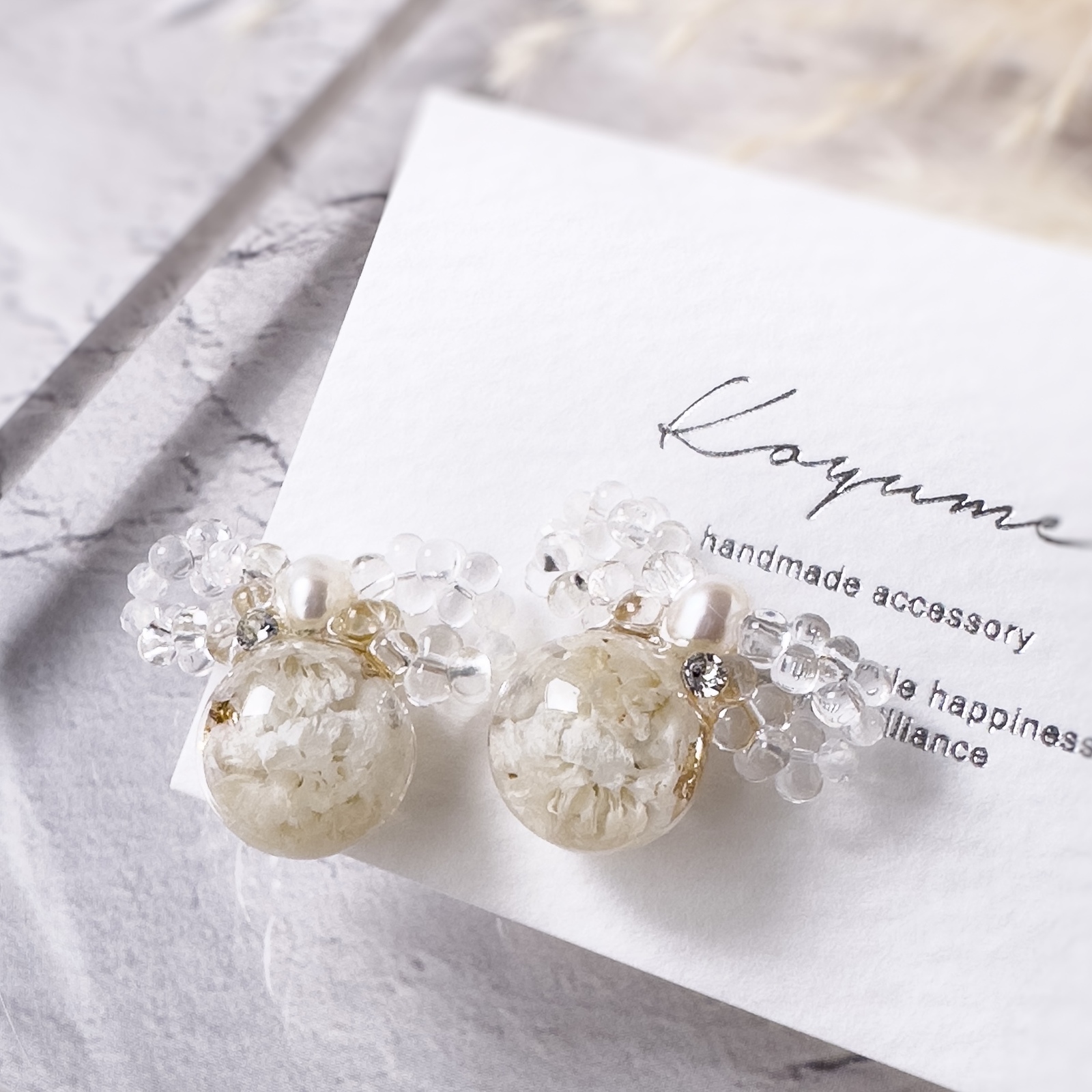 【1479】レジン　マトリカリア　ヘアゴム　ポニーフック　ブロ―チ　ハンドメイド 1284】レジン マトリカリア ヘアゴム ポニーフック ブロ―チ