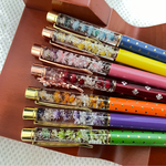 27  ハーバリウムボールペン　7本セット　ハンドメイド　メンカラのお花使用