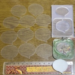 吹き出しアイコン5cm用フィルム10枚セット