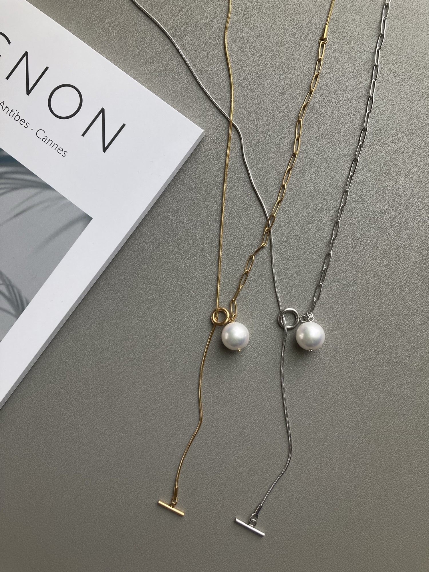 ✧SALE✧高品質 一点もの et sorbets ロングネックレス 約82cm 高品質 一点もの et sorbets ロングネックレス 約82cm