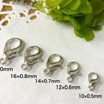 =20個= カニカン 10×0.5mm Aシルバー アクセサリー 留め具