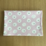 60×40　ビションフリーゼ ドット(ピンク)ランチョンマット